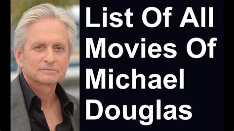 michael douglas films in order